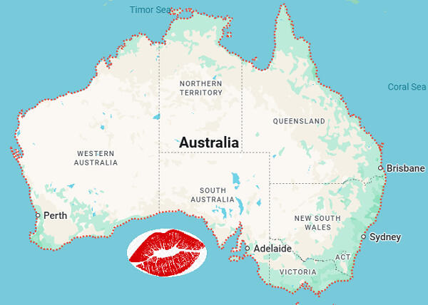Australia kiss