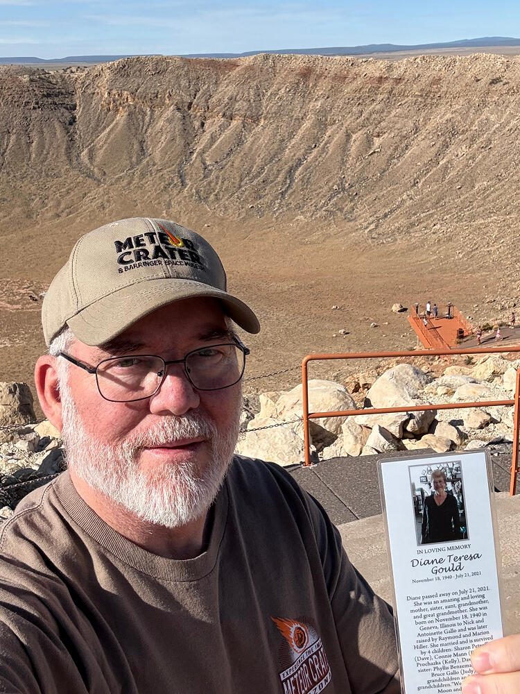 I made it to the crater